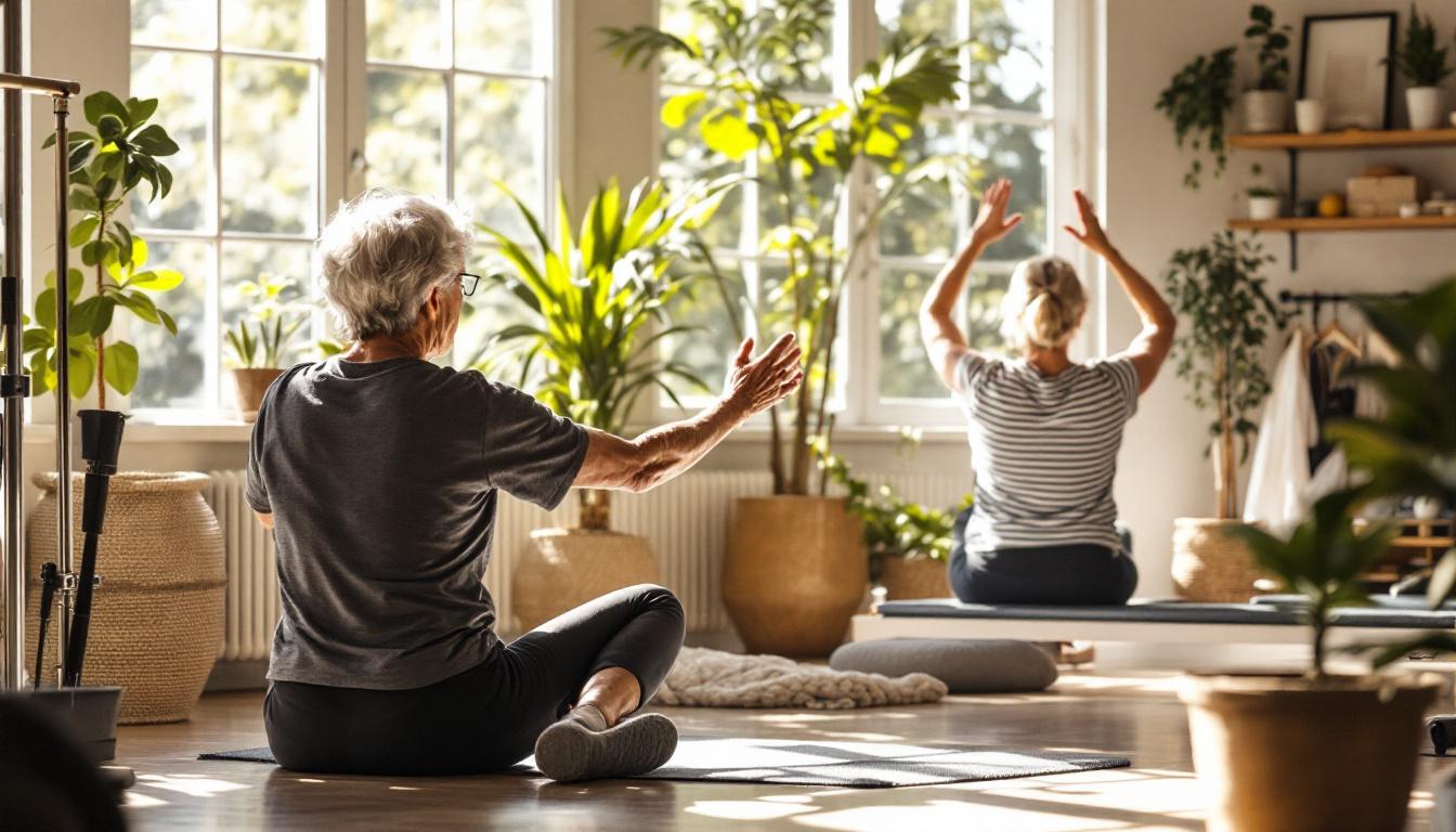 discover 3 gentle pilates exercises designed for people over 60 to safely strengthen the core, improve balance, and enhance overall mobility.