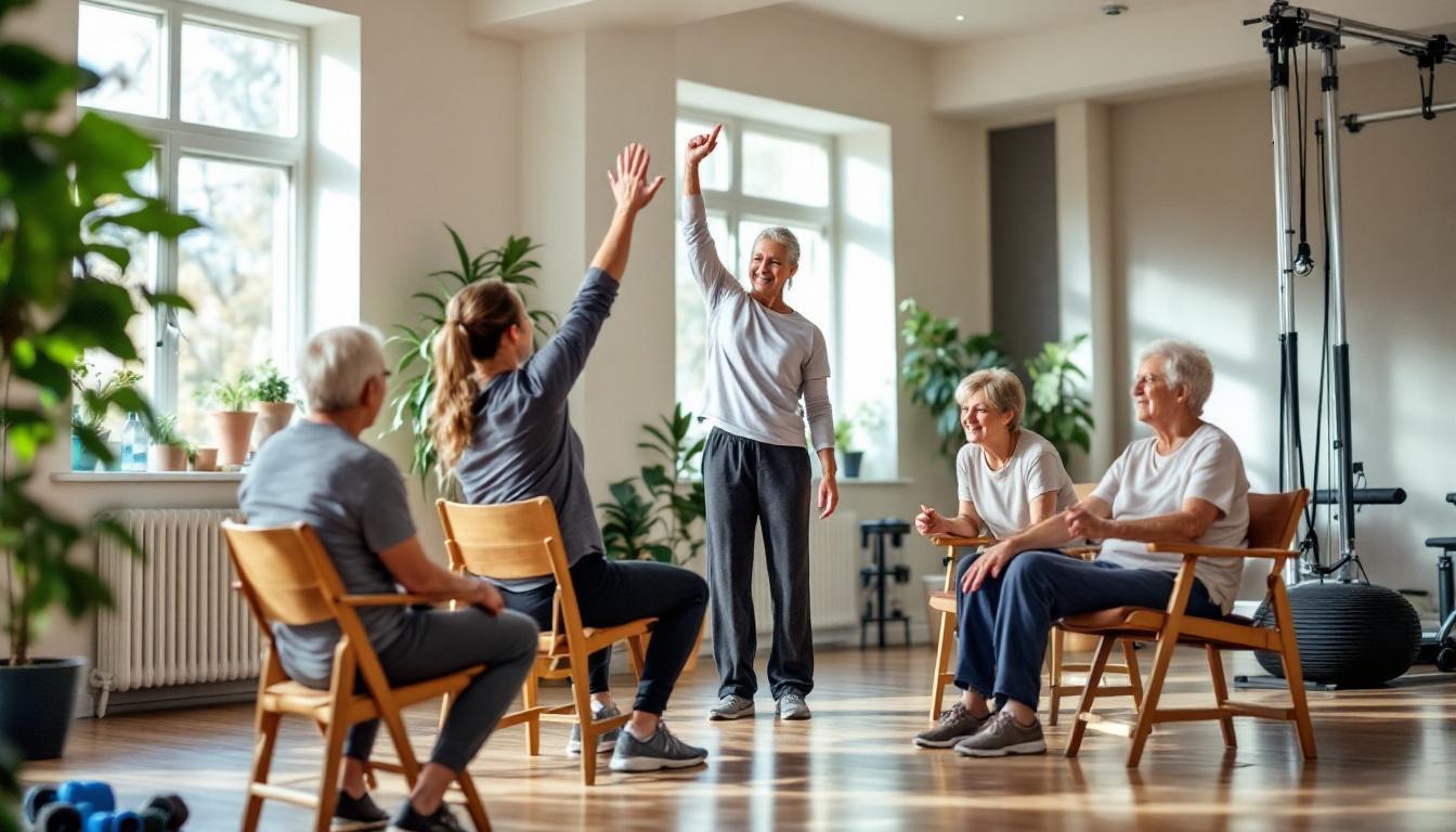 discover 4 effective chair exercises from a 72-year-old coach designed to keep those over 60 strong, mobile, and active every day.