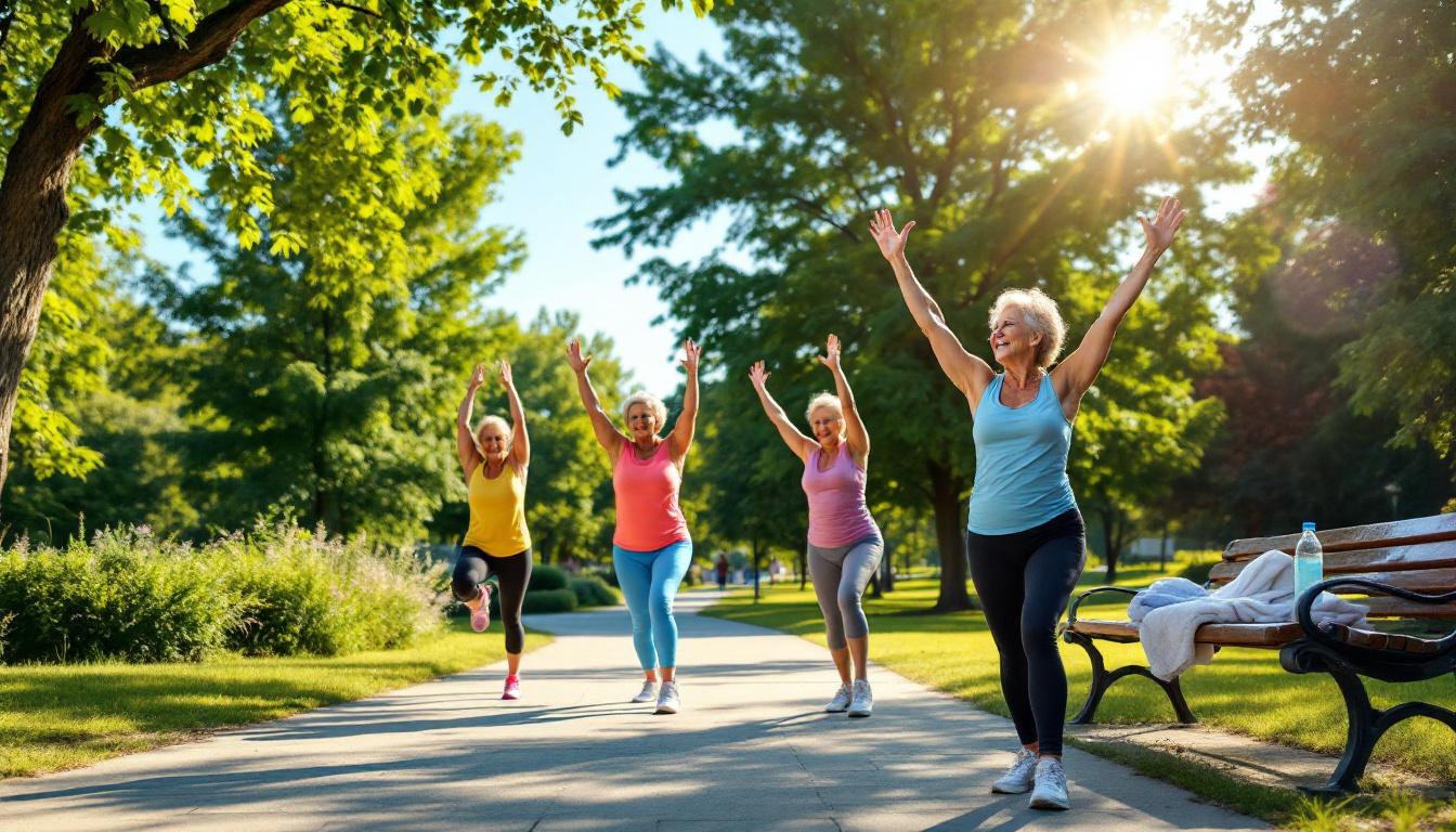 discover 4 effective standing exercises that help maintain high fitness levels well into your 60s, promoting strength, balance, and longevity.