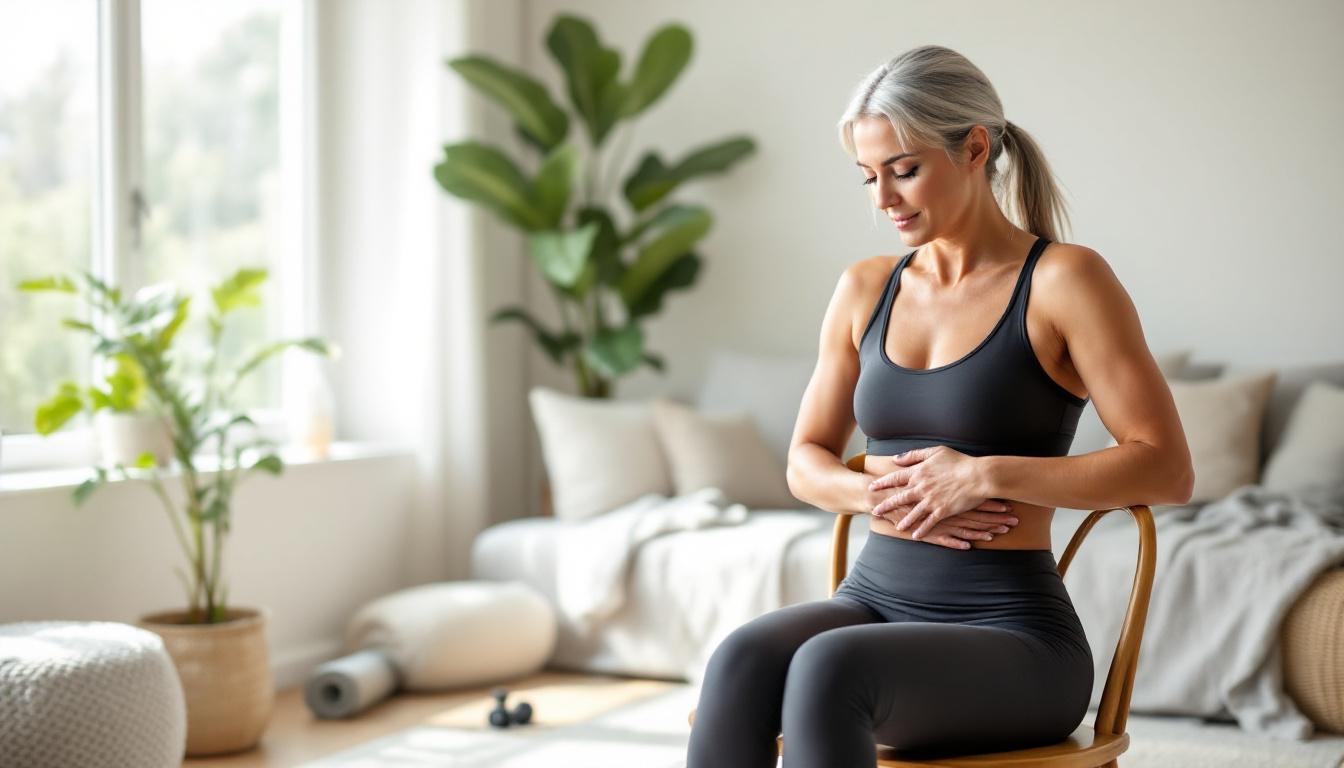 discover 5 effective chair exercises for waist slimming after 50 that don&#039;t require crunches. stay fit and toned with these simple, low-impact moves designed for your age.